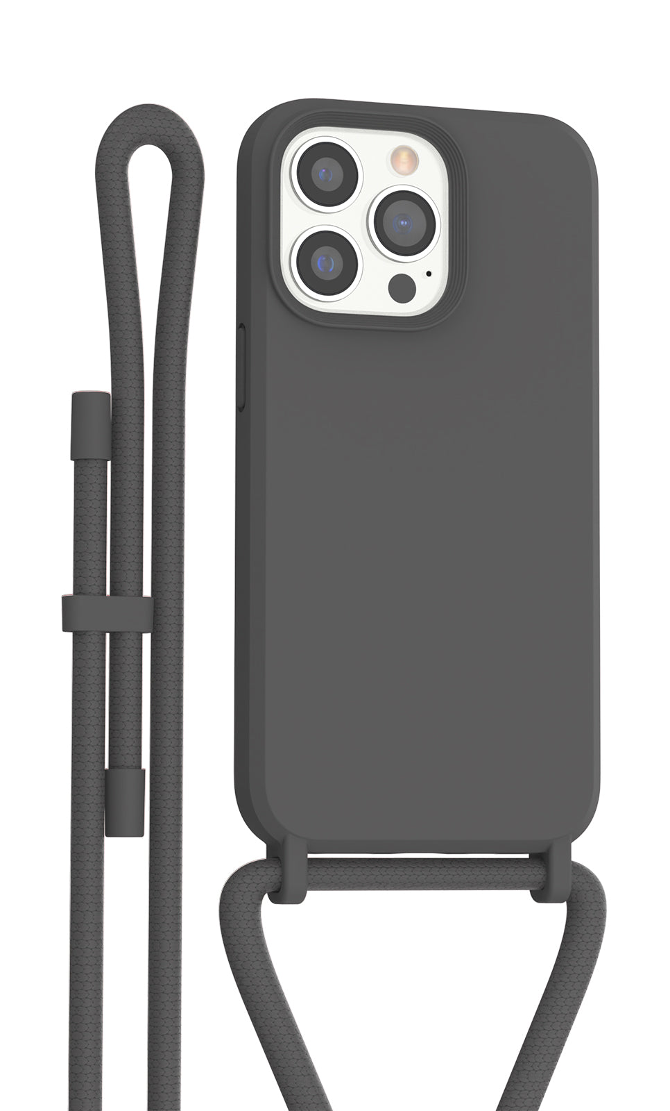 Iphone14 Crossbody lanyard iphone14pro apple 14promax new mobile phone case silicone neck lens full package anti fall, convenient for Crossbody neck hanging
