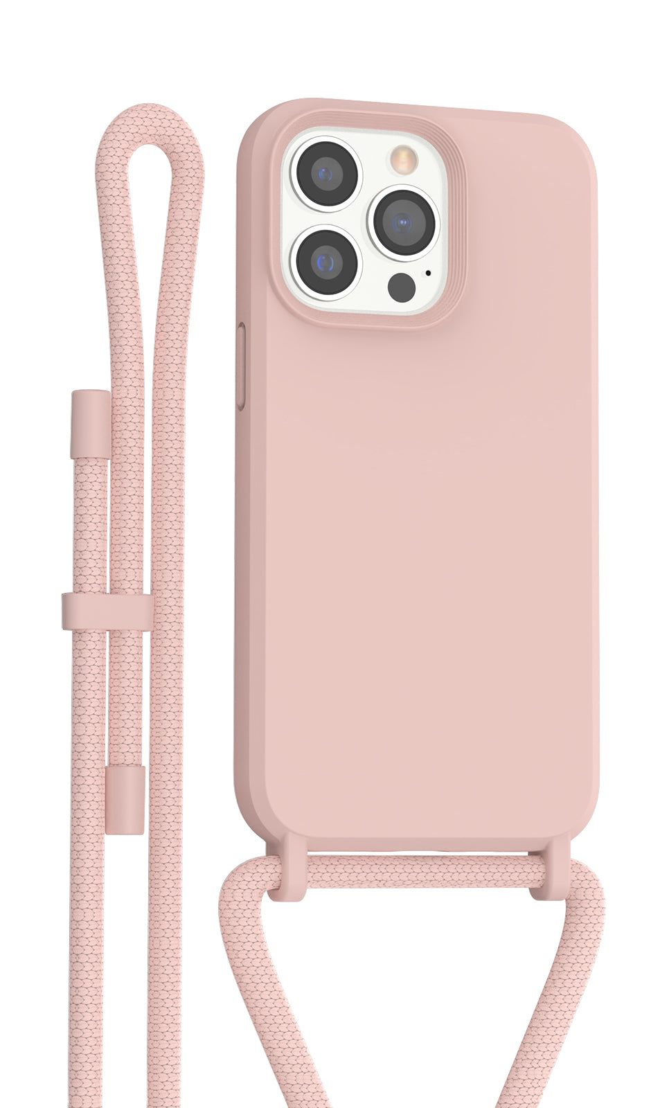 Iphone14 Crossbody lanyard iphone14pro apple 14promax new mobile phone case silicone neck lens full package anti fall, convenient for Crossbody neck hanging
